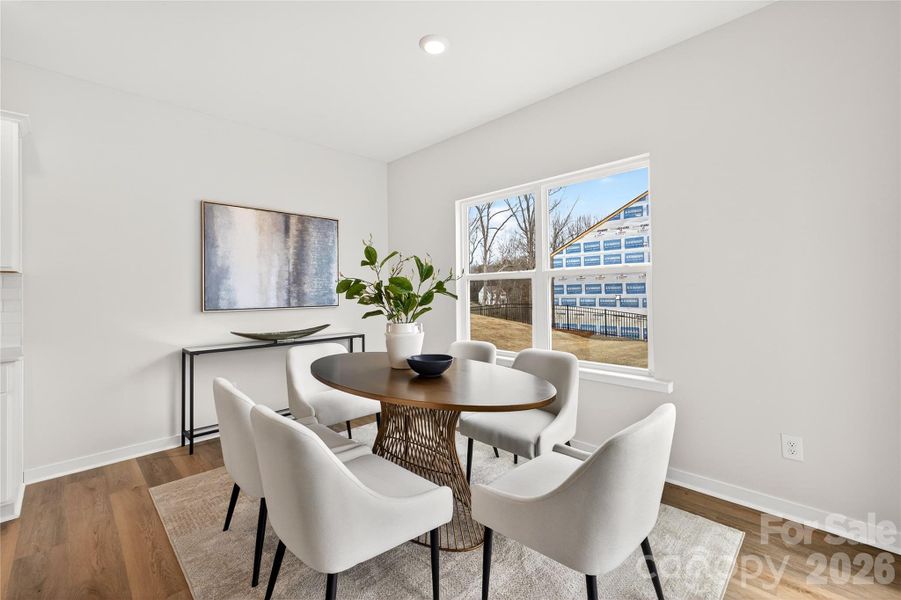 Furnished interior view inside a new home in Reedy Creek Preserve, Charlotte (Image 10).