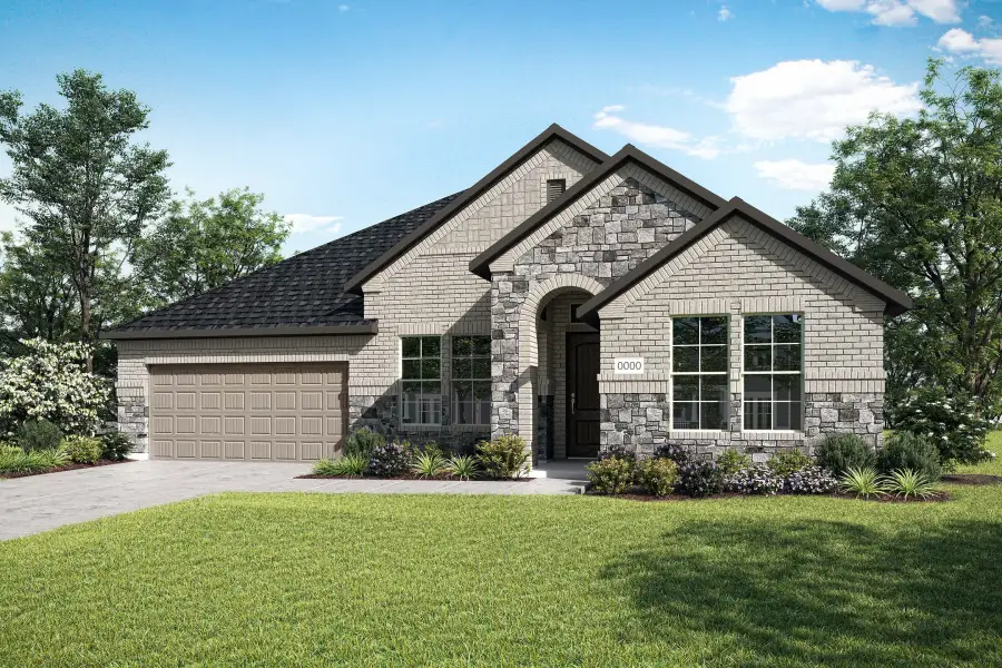 Representative exterior photo of a completed home built from the Brayden by Tri Pointe Homes in LaPrelle, Haslet, TX (Image 1). Representative exterior photo of a completed home built from the Brayden by Tri Pointe Homes in LaPrelle, Haslet, TX (Image 1).