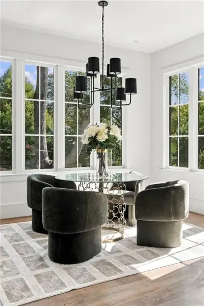 Furnished interior view inside a new home in , Atlanta (Image 60).