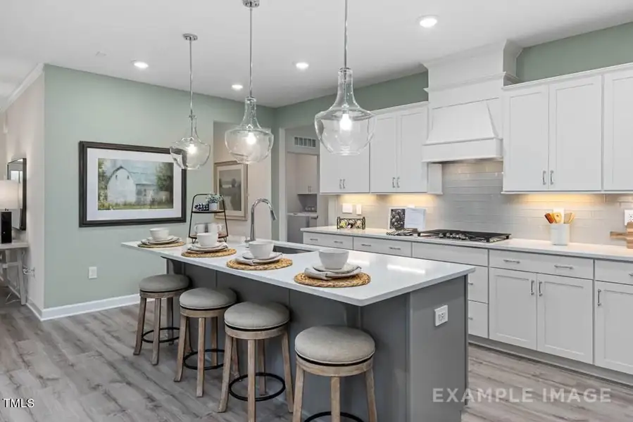 Furnished interior view inside a new home in Glenmere, Knightdale (Image 14).