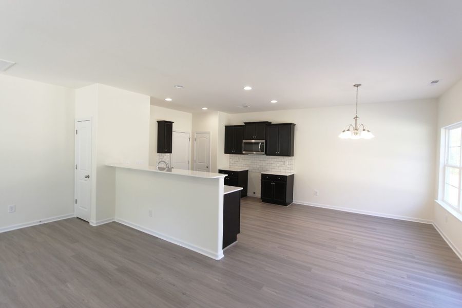 Representative furnished interior of a home built from the Southport by Keystone Homes NC in The Wilcox, Greensboro (Image 6).