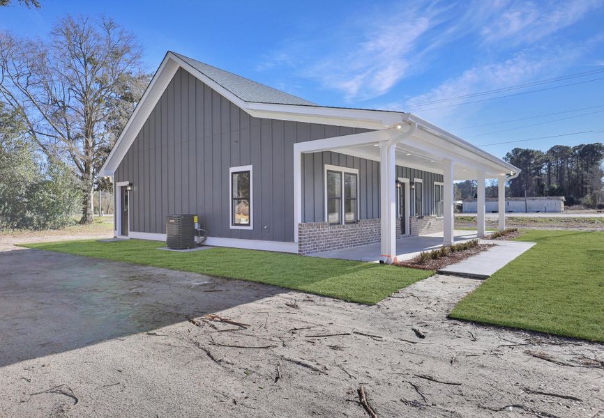 Exterior details and patio area of a home in , St. Stephen (Image 22).