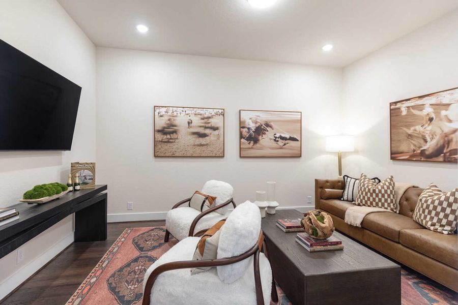 Representative Entertainment Room - some options shown