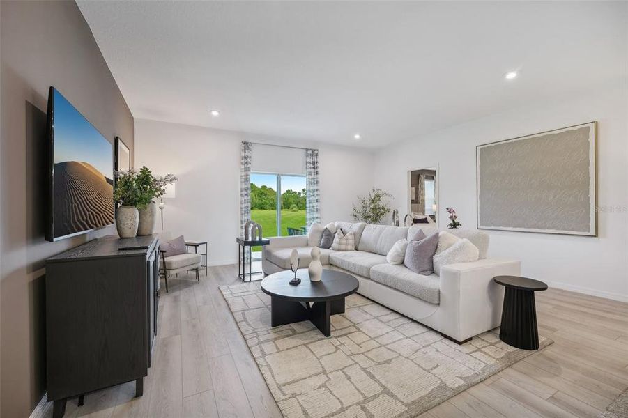 Furnished interior view inside a new home in Scenic Terrace, Lake Hamilton (Image 28).