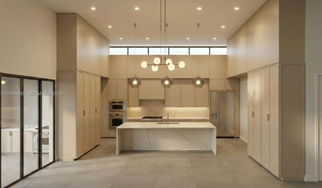 Furnished interior view inside a new home in , Parkland (Image 6).