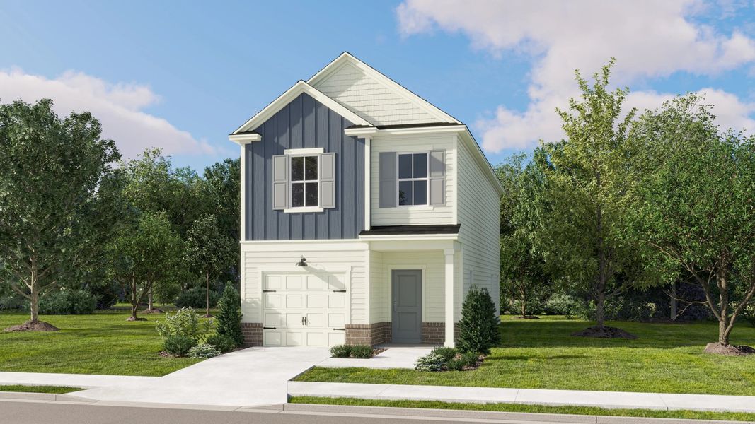 Exterior A with landscaping Exterior A with landscaping