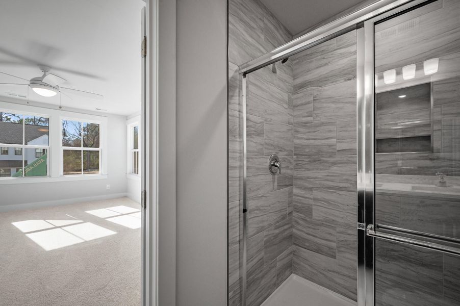 Furnished interior view inside a new home in Windward Townes, Goose Creek (Image 12).