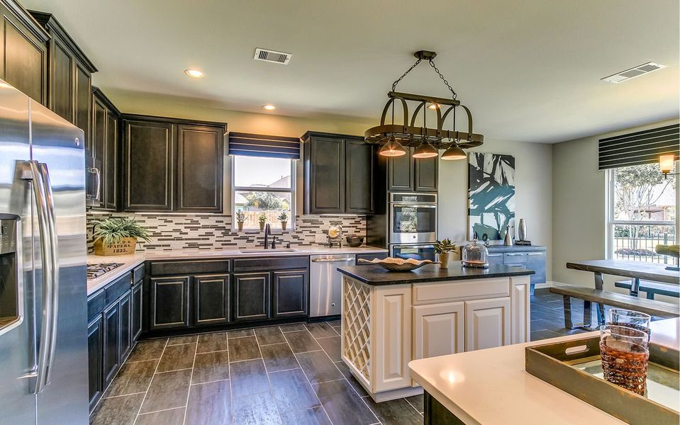 Furnished interior view inside a new home in Marvida, Cypress (Image 12).