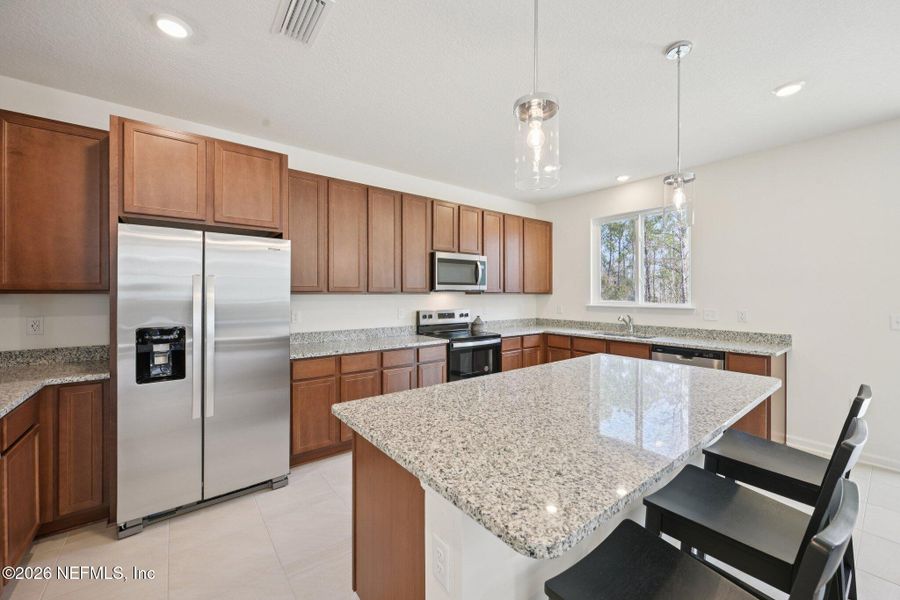 Furnished interior view inside a new home in Panther Creek, Jacksonville (Image 11).