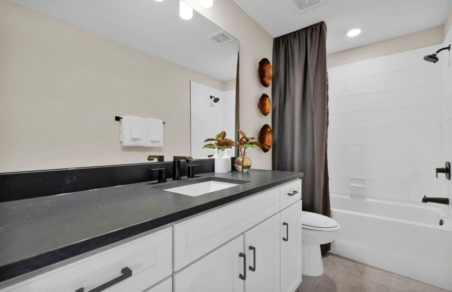 Representative furnished interior of a home built from the Whitestone by Pulte Homes in Seminole Palms, Palm Coast (Image 6).