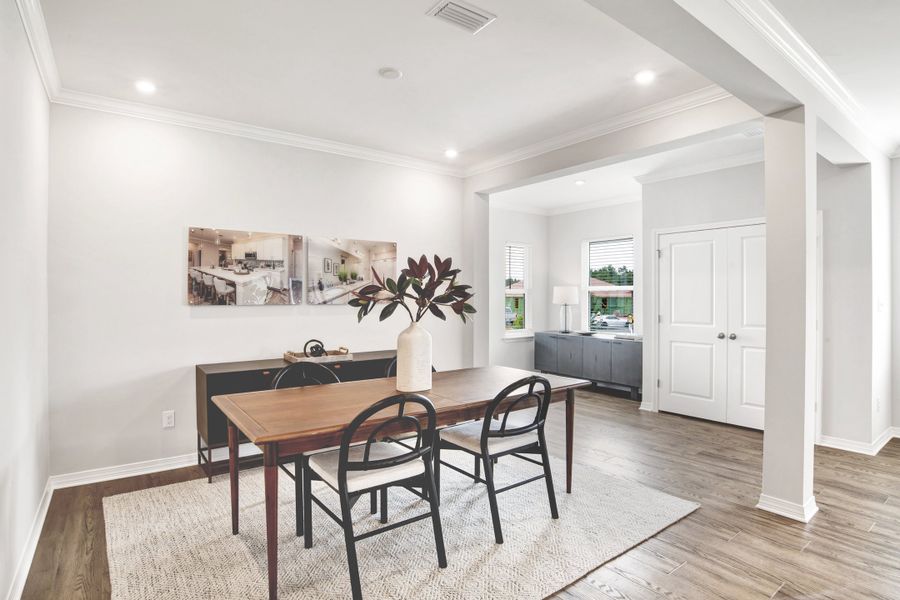 Furnished interior view inside a new home in Coastal Communities, Edgewater (Image 49).
