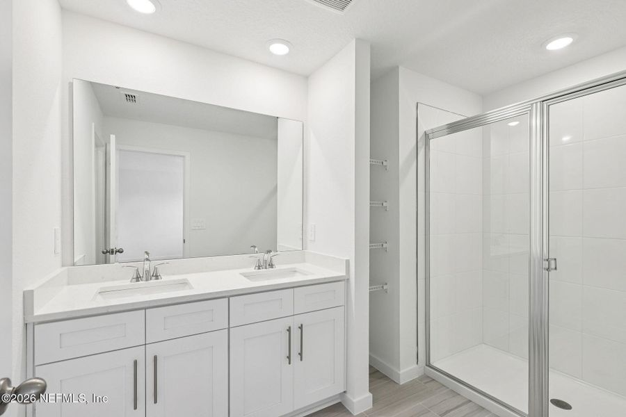 Furnished interior view inside a new home in , St. Augustine (Image 13).