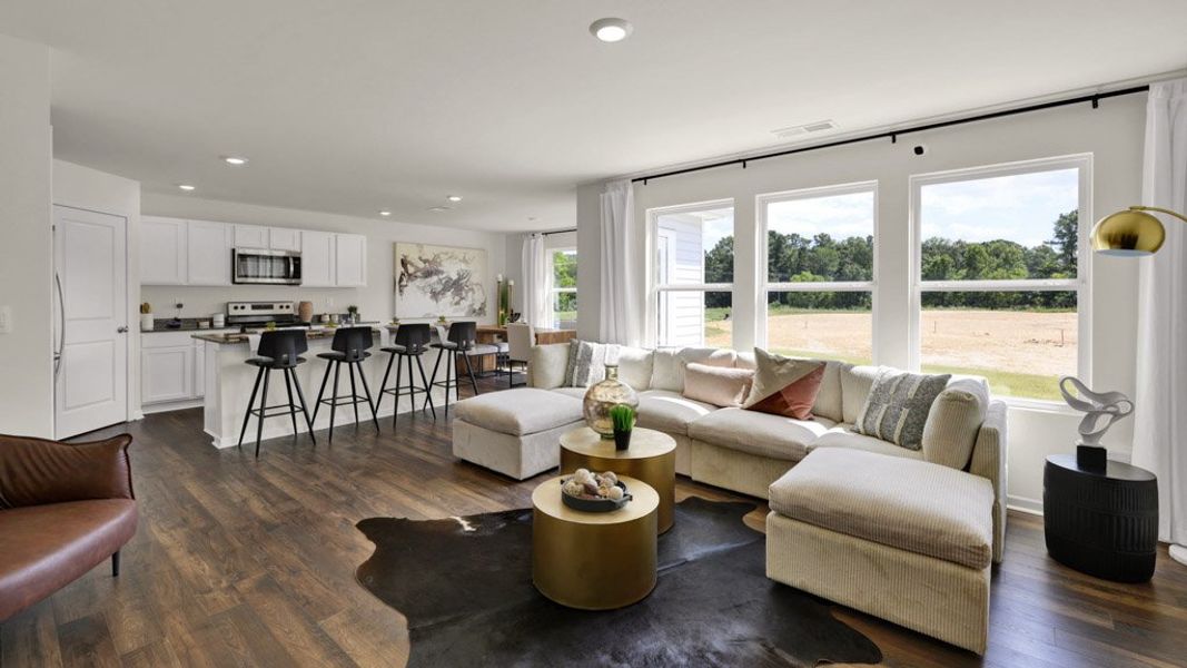 Furnished interior view inside a new home in Fieldcrest Acres, Blountville (Image 4).