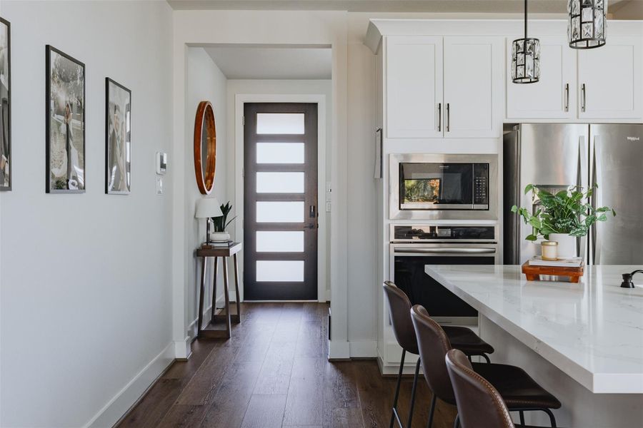Furnished interior view inside a new home in , Cypress (Image 7).