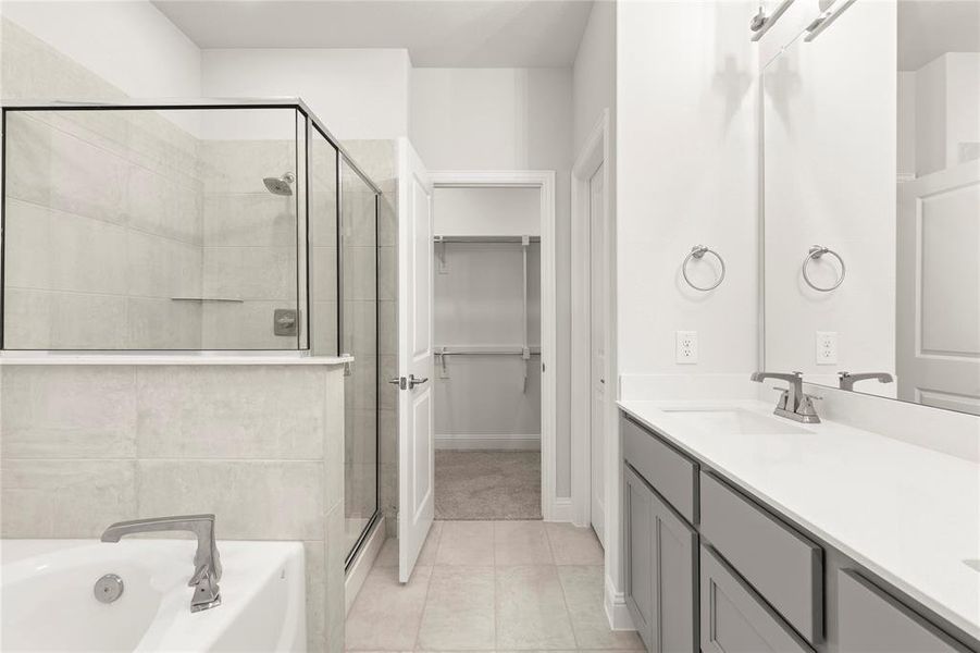 Furnished interior view inside a new home in Creekside, Royse City (Image 5).