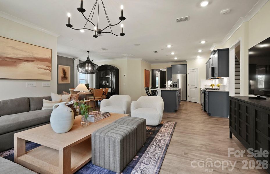 Furnished interior view inside a new home in Riverstone, Monroe (Image 13).