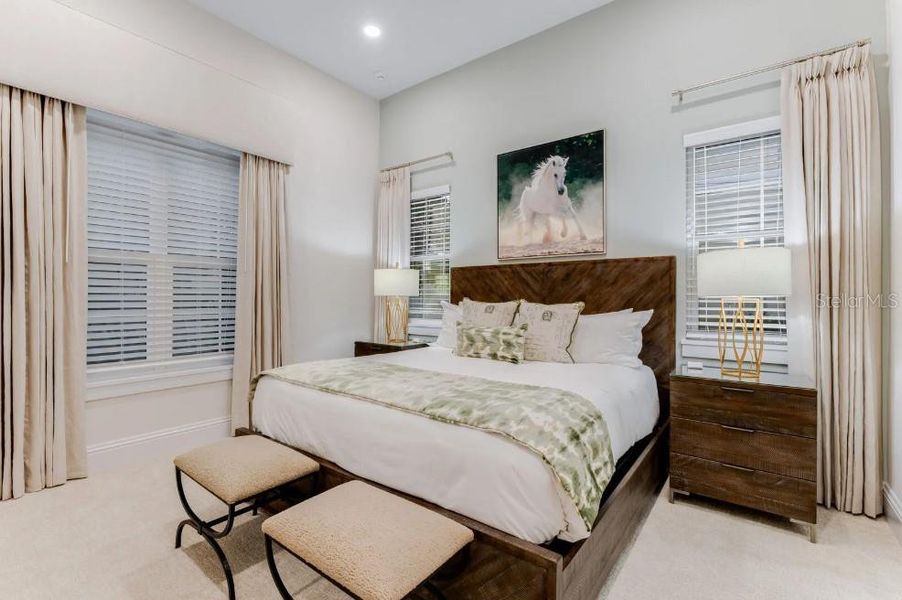 Furnished interior view inside a new home in , Reunion (Image 28).