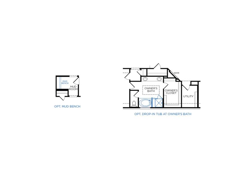 2D floor plan layout for the Venice by Tricoast Homes in River Ranch 55', Dayton, TX (Image 5). 2D floor plan layout for the Venice by Tricoast Homes in River Ranch 55', Dayton, TX (Image 5).
