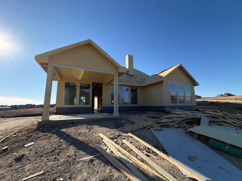 In-progress construction of a new home in Waterford Park, Weatherford, TX (Image 8).