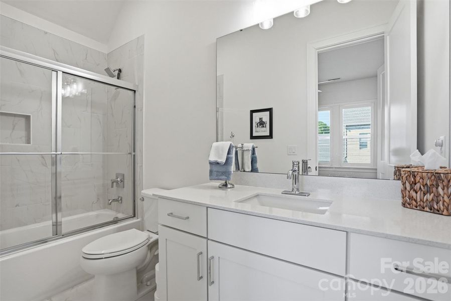 Attached bathroom to bedroom 4