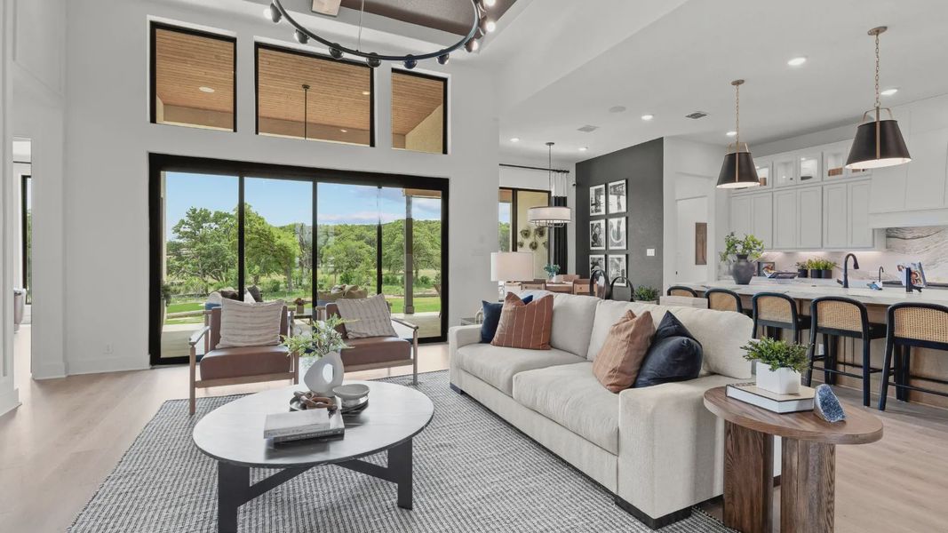 Representative furnished interior of a home built from the Savara by Chesmar Homes in Feathergrass, Florence (Image 7).