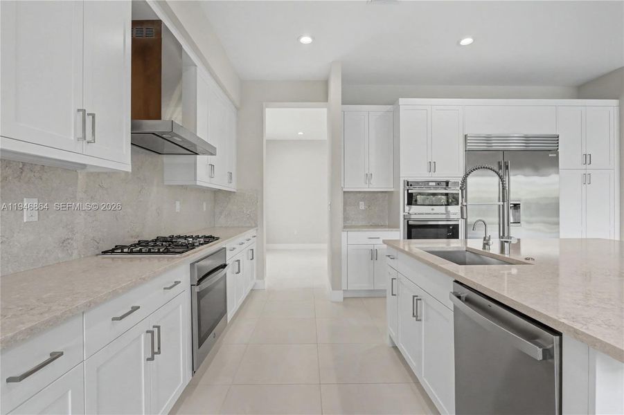 Furnished interior view inside a new home in , Boca Raton (Image 42).