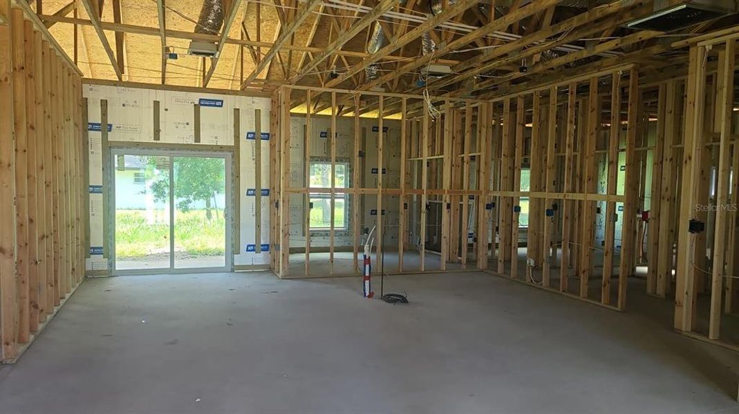 In-progress construction of a new home in , Sebring, FL (Image 18).