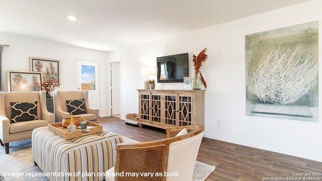 Furnished interior view inside a new home in Sereno Springs, Converse (Image 17). Furnished interior view inside a new home in Sereno Springs, Converse (Image 17).
