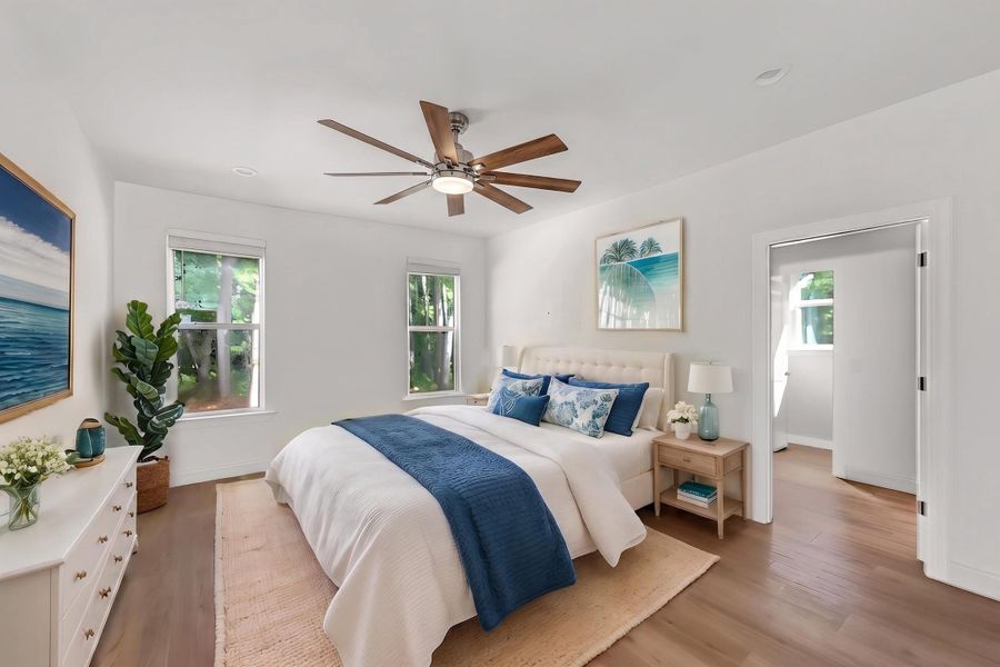 Furnished interior view inside a new home in , Johns Island (Image 8).