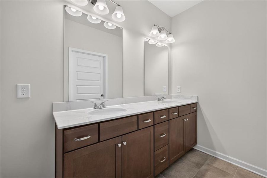 Furnished interior view inside a new home in Summerfield Place, Carrollton (Image 9). Furnished interior view inside a new home in Summerfield Place, Carrollton (Image 9).