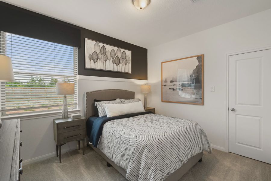 Furnished interior view inside a new home in Woodforest, Montgomery (Image 11).