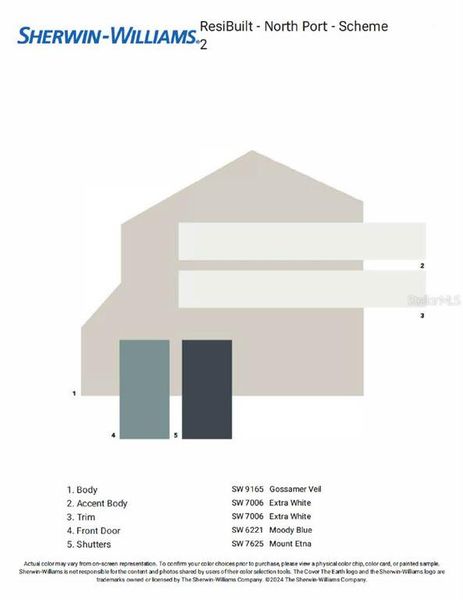 Sample of building materials used in homes in , North Port (Image 46).