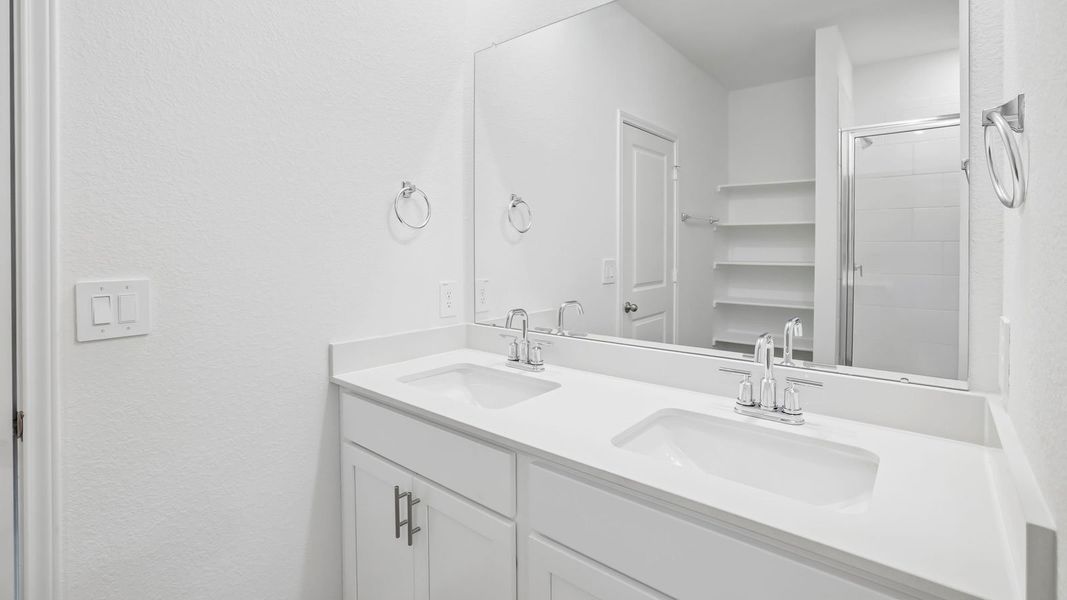 Furnished interior view inside a new home in Prairie Lakes, Buda (Image 11).