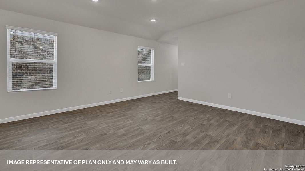 Spacious, unfurnished interior of a new home in Whisper South, San Marcos (Image 21).