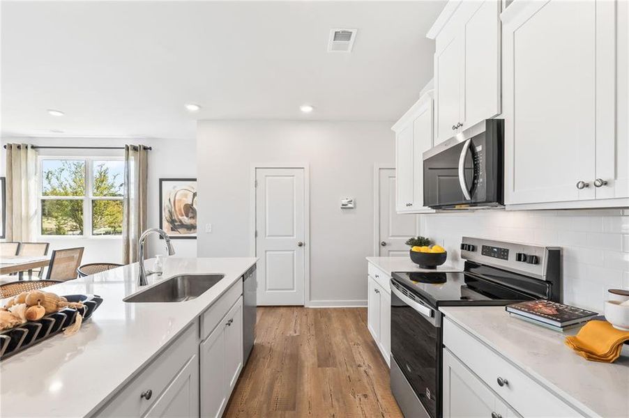 Furnished interior view inside a new home in Azalea Square Townhomes, Lawrenceville (Image 7).