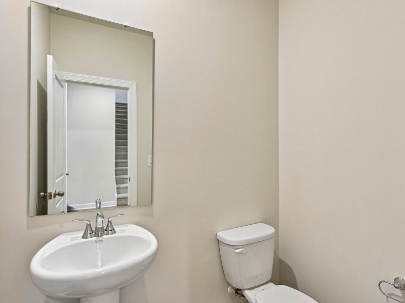 Furnished interior view inside a new home in Harper Landing, Stanley (Image 9). Furnished interior view inside a new home in Harper Landing, Stanley (Image 9).