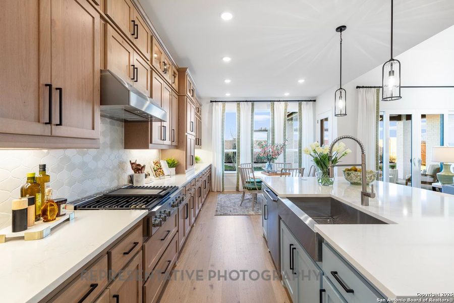 Furnished interior view inside a new home in Mont Blanc, Schertz (Image 22).