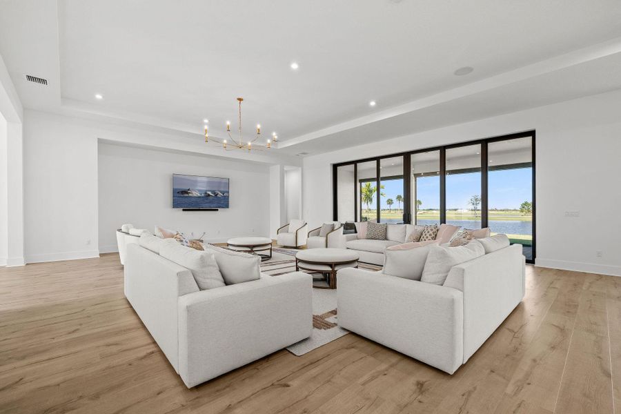 Furnished interior view inside a new home in , Port St. Lucie (Image 43).