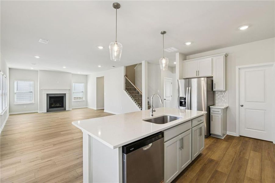 Furnished interior view inside a new home in Harmony Manor, Fairburn (Image 14).