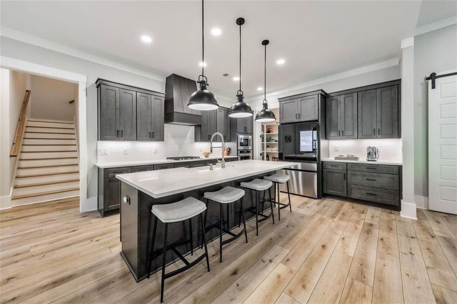 Furnished interior view inside a new home in , Woodstock (Image 35).