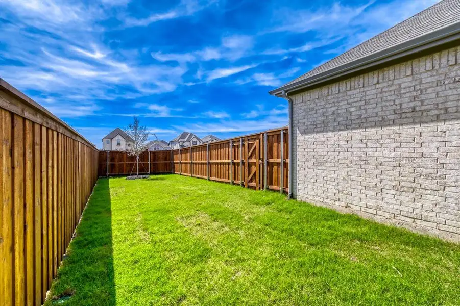 View of fenced backyard View of fenced backyard