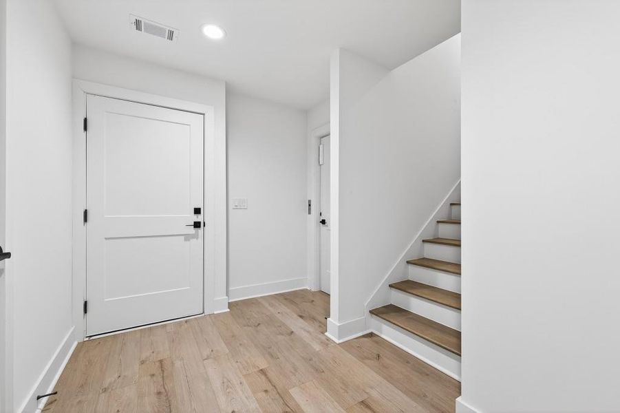 Spacious, unfurnished interior of a new home in Skyview On Broad, Sugar Hill (Image 21). Spacious, unfurnished interior of a new home in Skyview On Broad, Sugar Hill (Image 21).