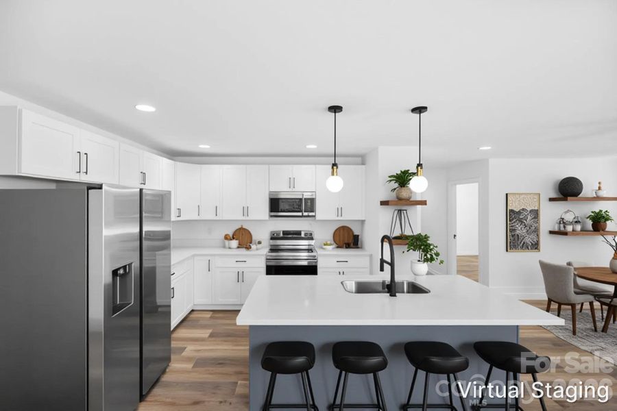 Furnished interior view inside a new home in , Salisbury (Image 5).