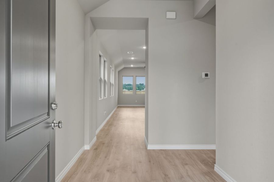 Entry in the Cedar home plan by Trophy Signature Homes – REPRESENTATIVE PHOTO Entry in the Cedar home plan by Trophy Signature Homes – REPRESENTATIVE PHOTO