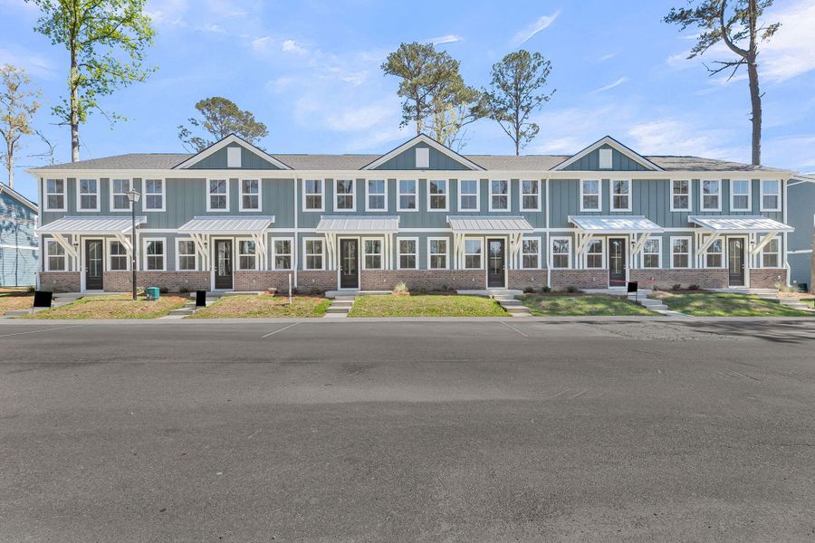 Front exterior of a new home in , Summerville, SC, highlighting curb appeal (Image 18).