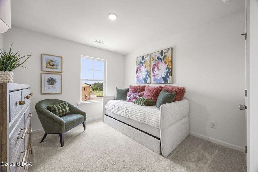 Furnished interior view inside a new home in Highland Pointe, Macon (Image 23). Furnished interior view inside a new home in Highland Pointe, Macon (Image 23).