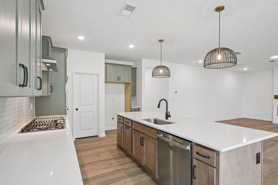 Representative furnished interior of a home built from the Macon by Ashton Woods in Rowland's Grant, Fuquay Varina (Image 30).