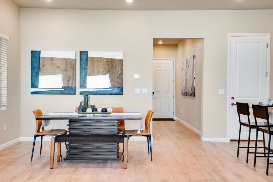 Furnished interior view inside a new home in Westside Crossing, Berthoud (Image 13).