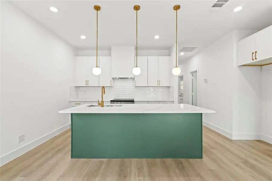 Furnished interior view inside a new home in , Dallas (Image 4).