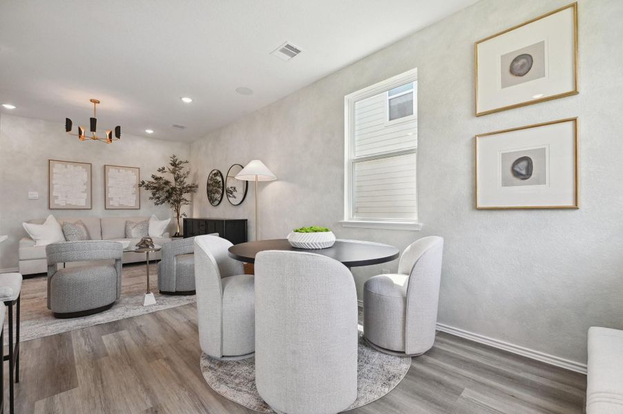 Furnished interior view inside a new home in Legacy Park, Houston (Image 13).